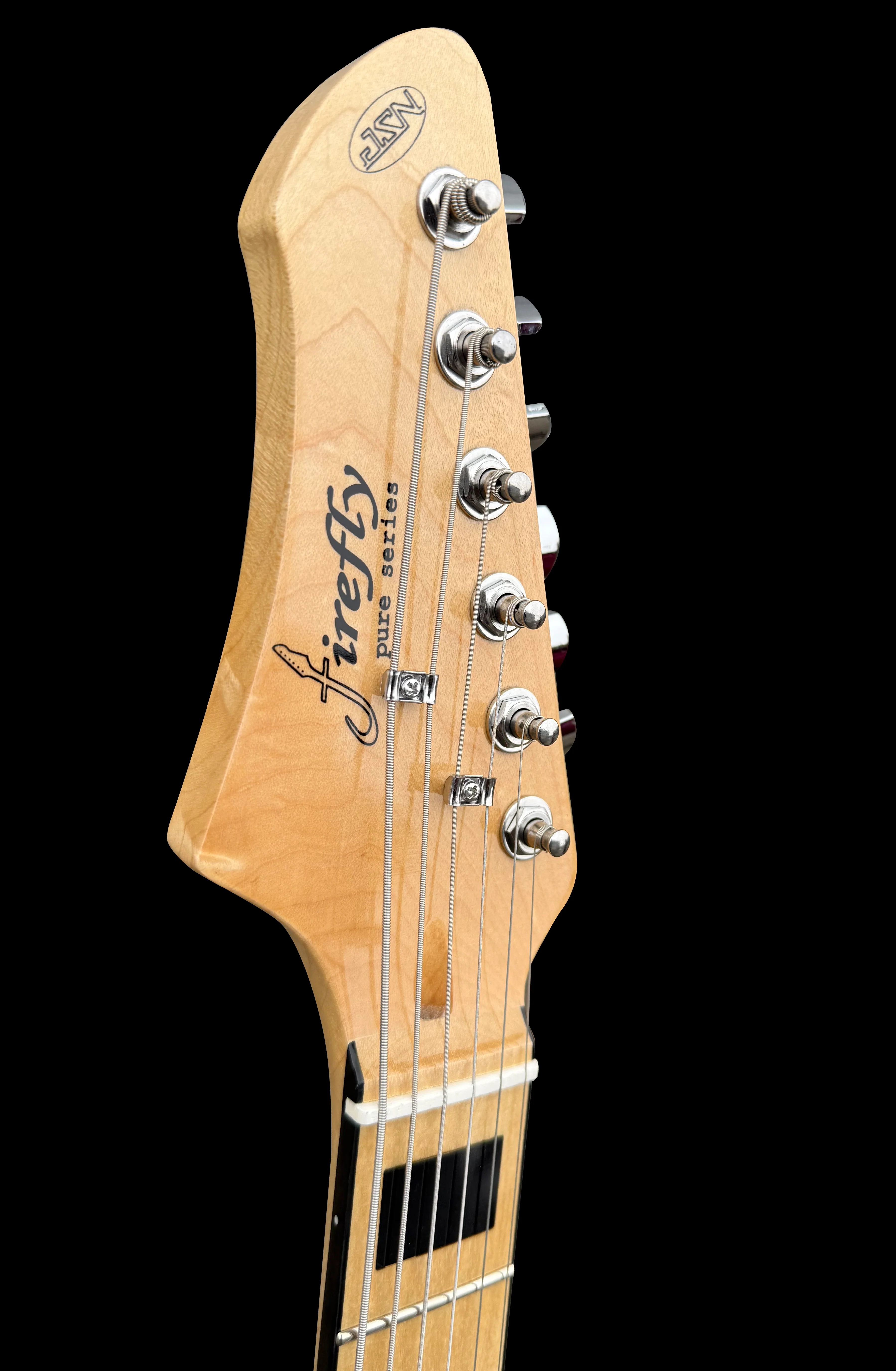 New Firefly FFJA VI 24 Frets Baritone Electric Guitar (White Color ) - Image 11