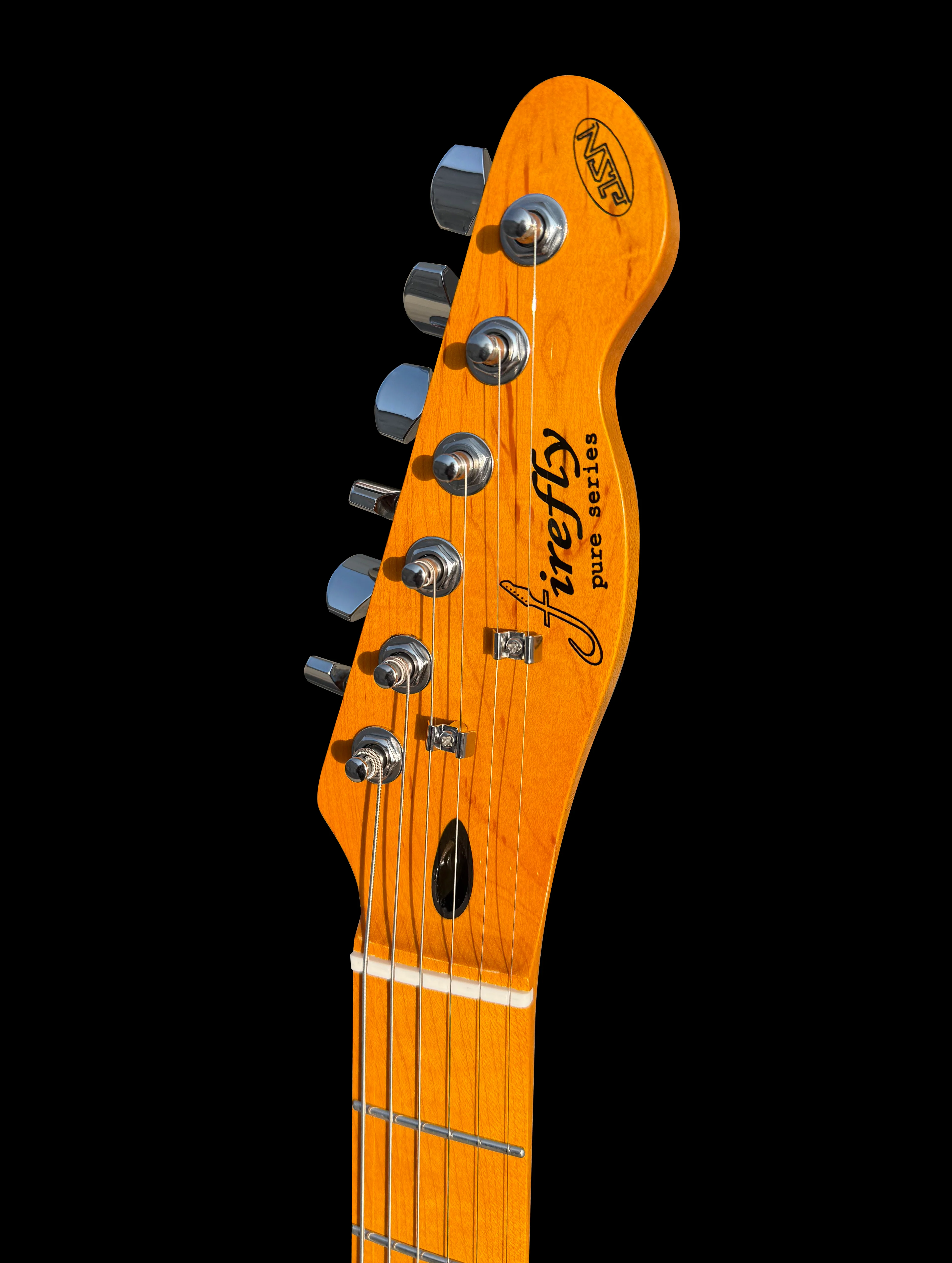 NEW FFTL Mad Cat ELECTRIC GUITARS ( Transparent Yellow Color )BCTY - Image 5