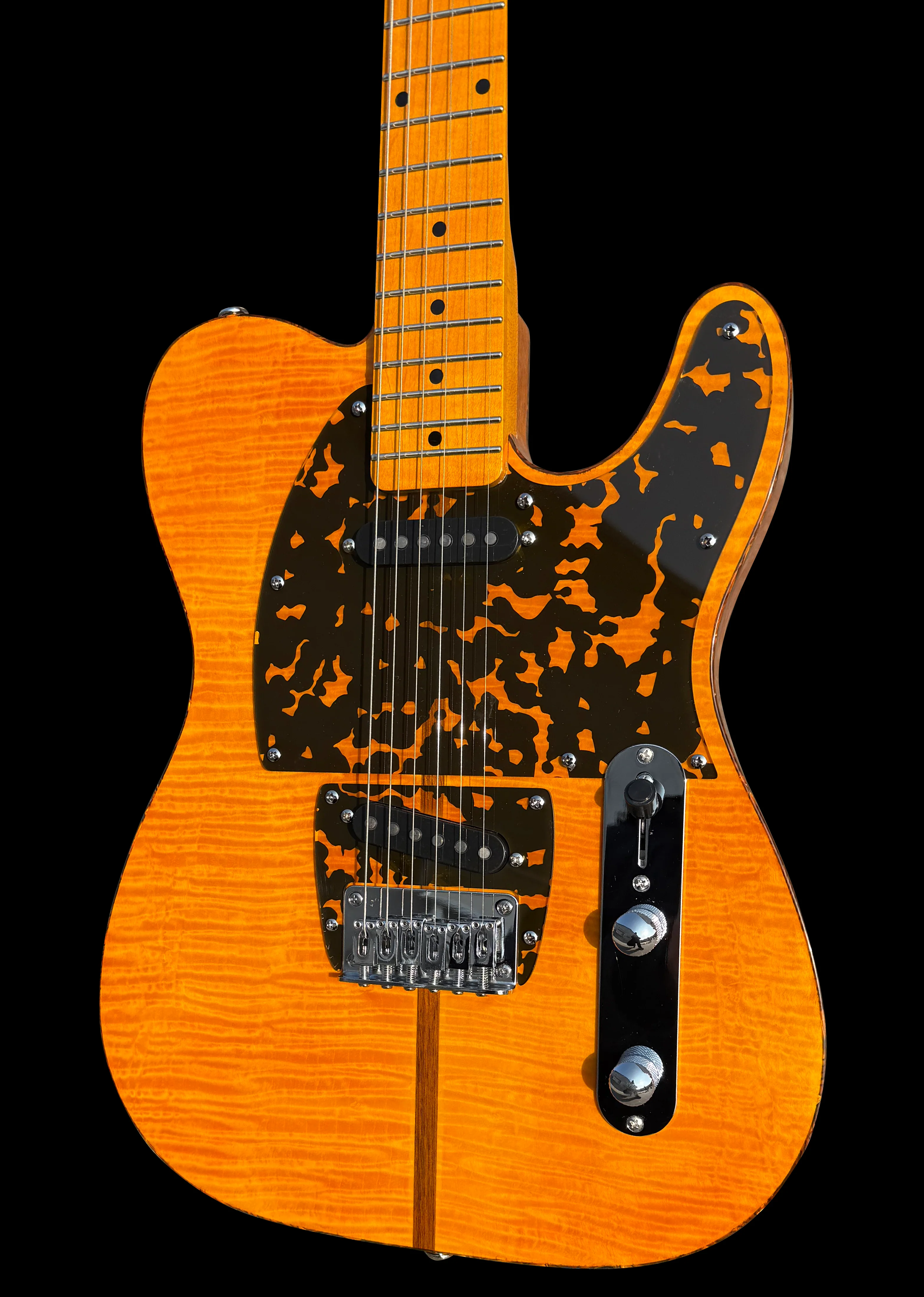 NEW FFTL Mad Cat ELECTRIC GUITARS ( Transparent Yellow Color )BCTY - Image 6
