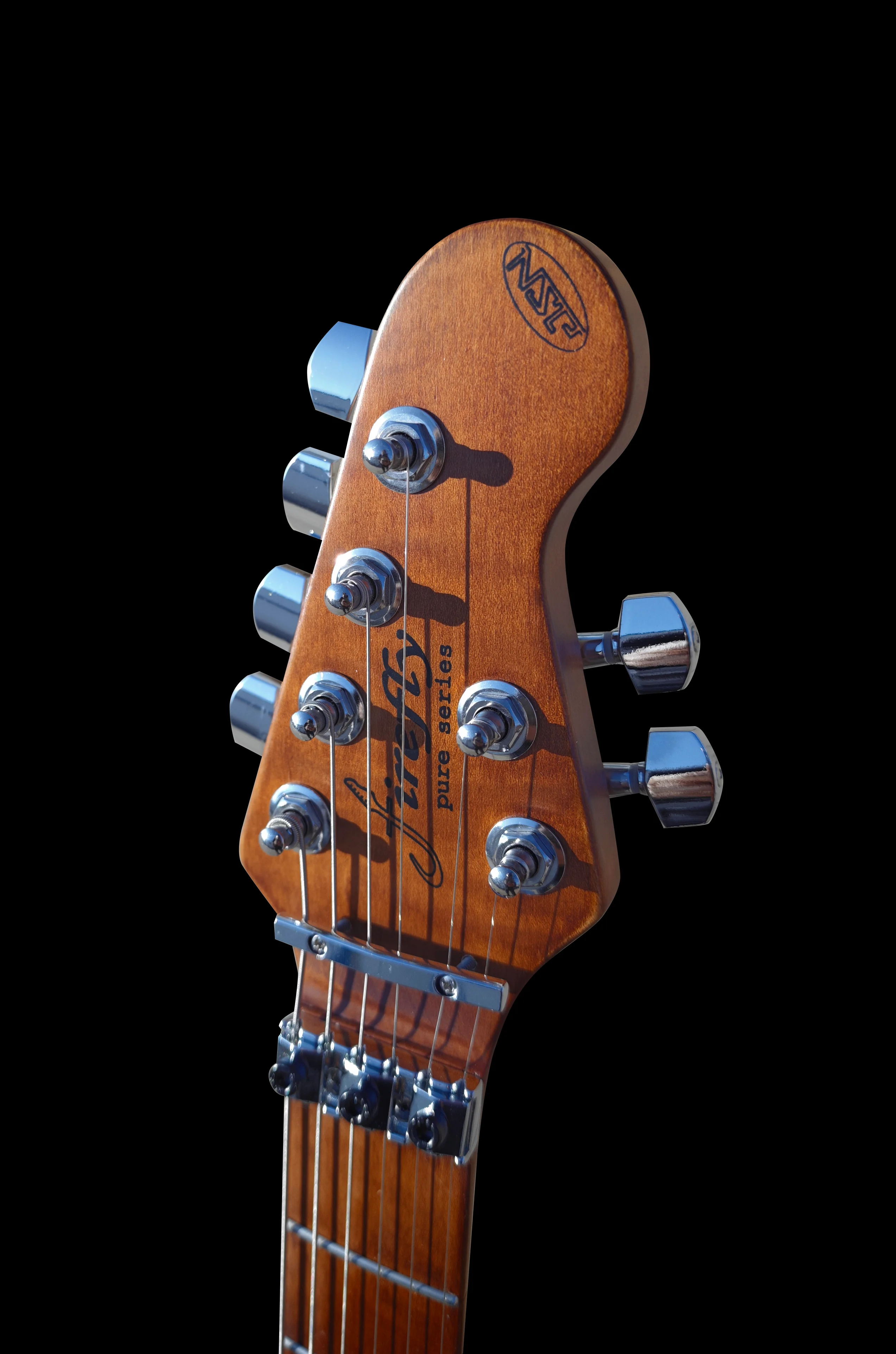 Firefly FFMN Electric Guitar With Flamed Maple Top (Purple Color) - Image 4