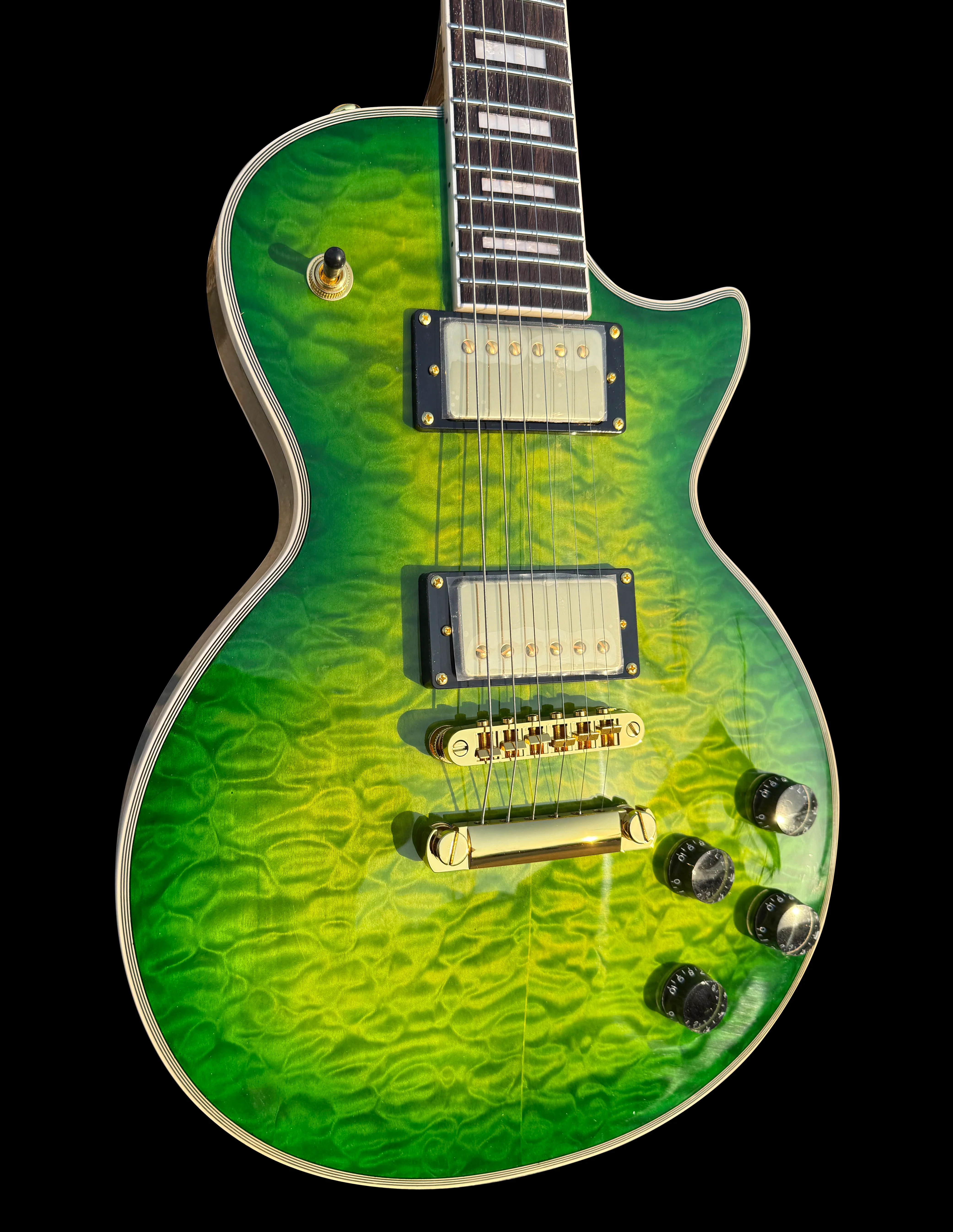 Firefly FFSP ELECTRIC GUITARS  (Green Burst Color) - Image 3