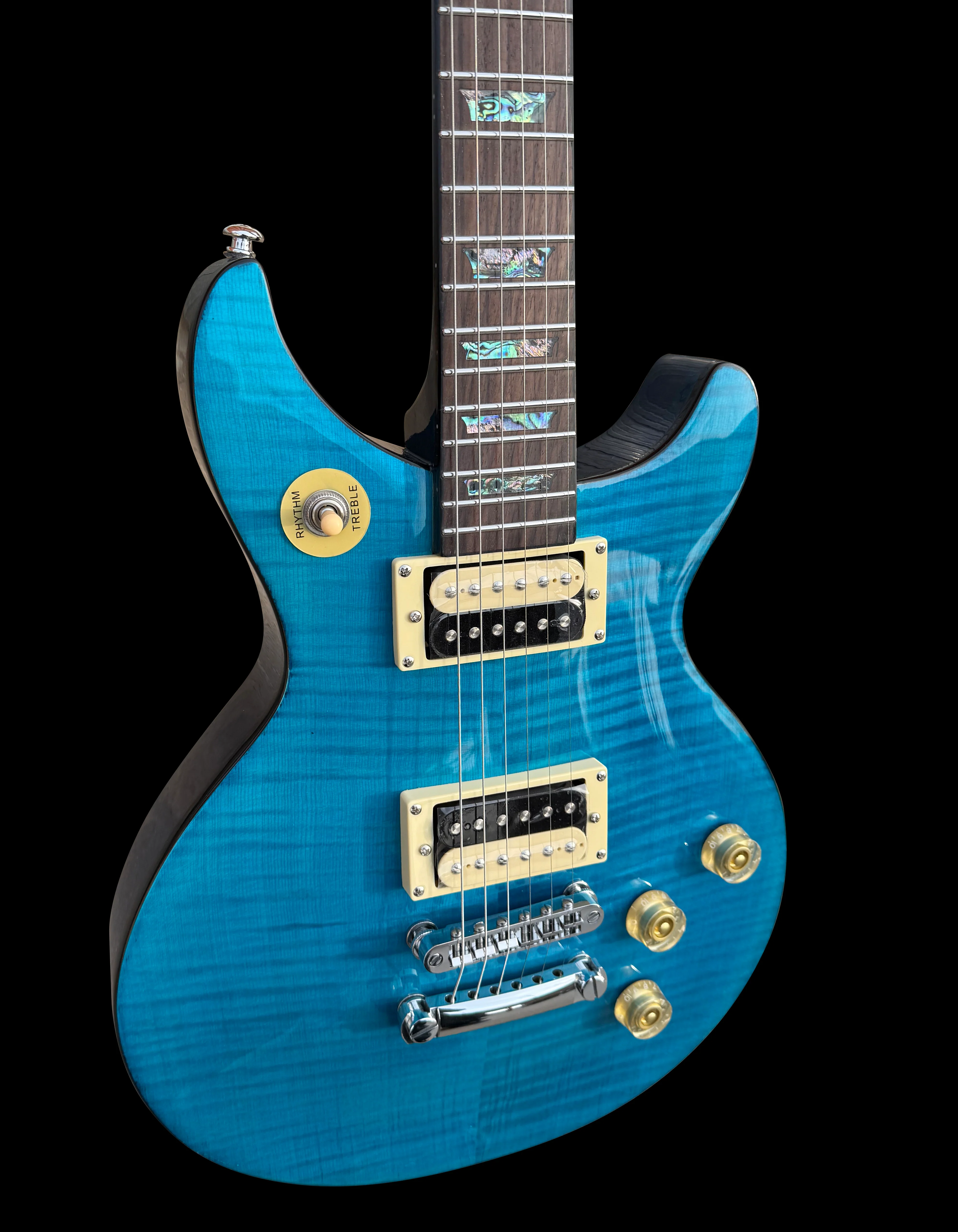 Firefly FFTC Transparent Blue Color Solid Body Electric Guitar(Transparent Blue) - Image 3