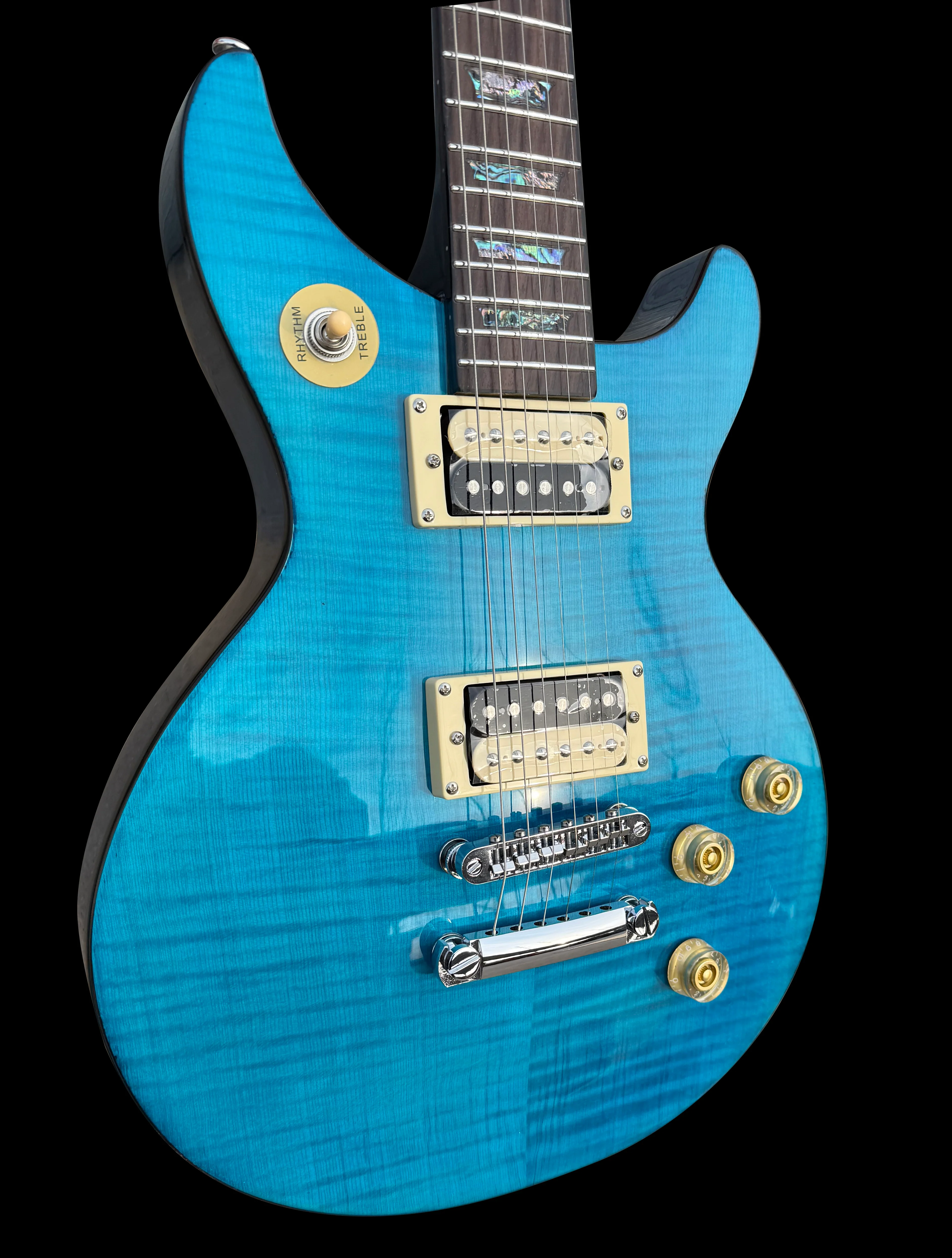 Firefly FFTC Transparent Blue Color Solid Body Electric Guitar(Transparent Blue) - Image 4