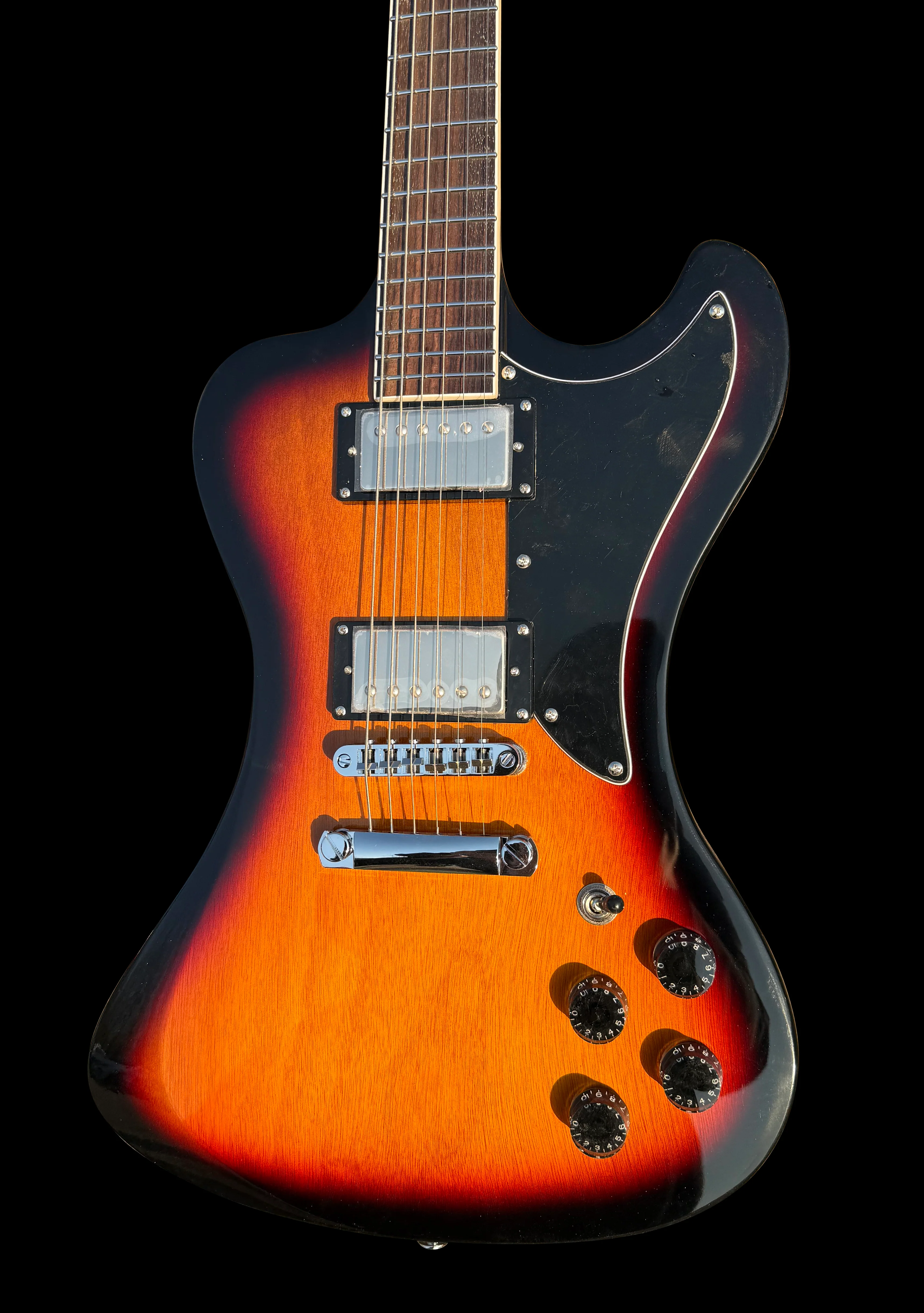 NEW Firefly FFFD Barritone Electric Guitar (Sunburst  Color) - Image 3