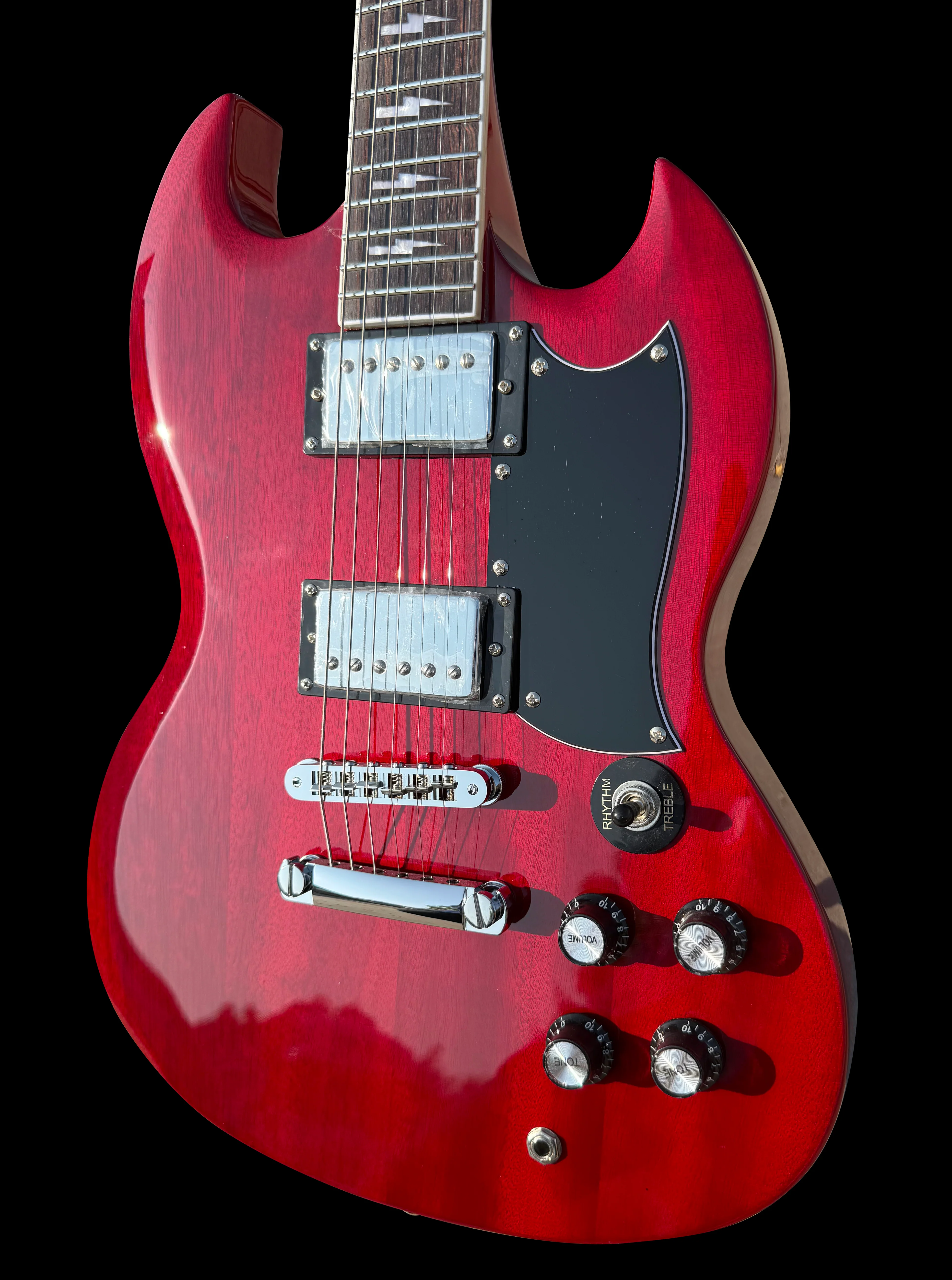 New Firefly FFLGS ELECTRIC GUITARS(Transparent Red Color) - Image 5