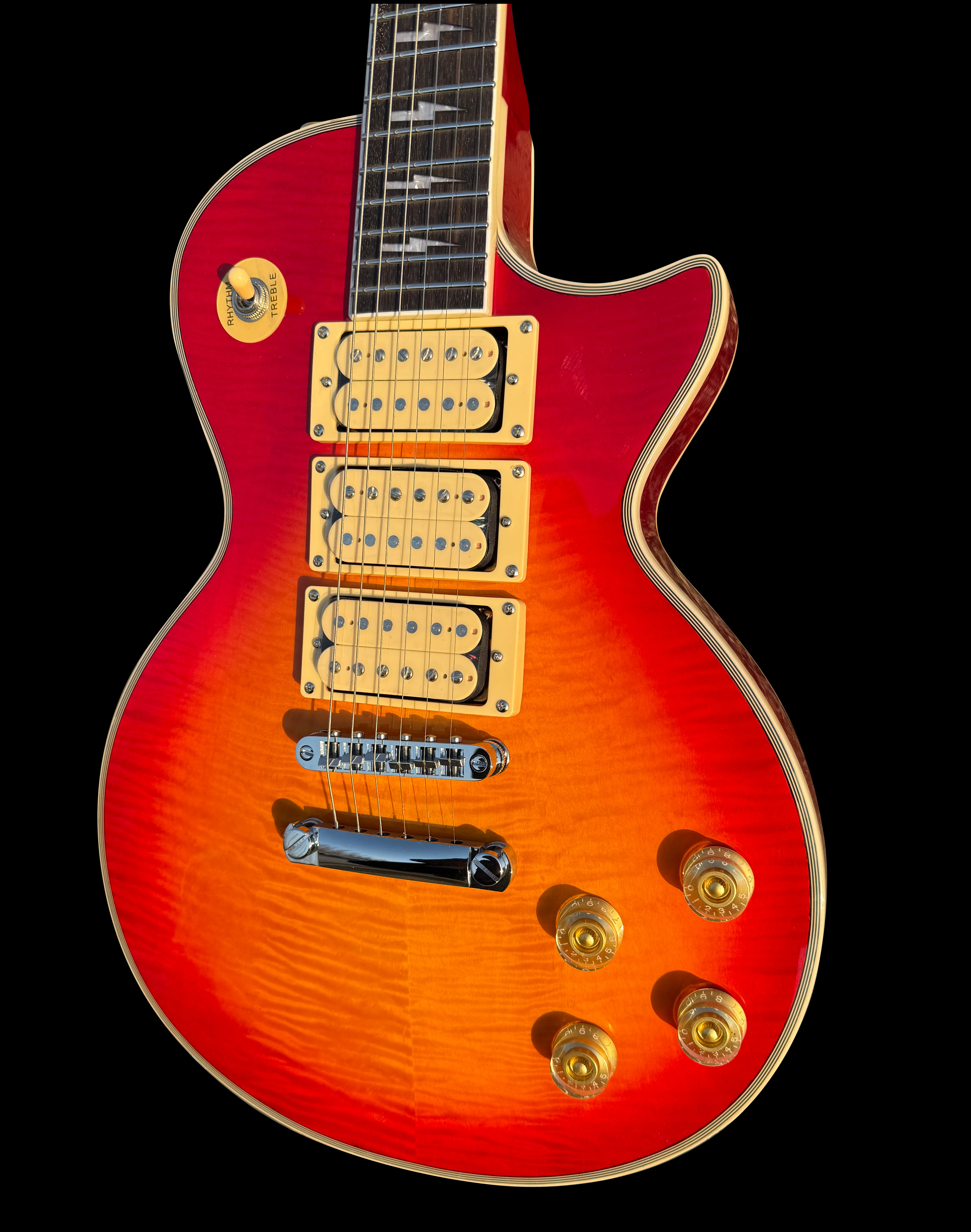 New Firefly FFSPS 3Pickups Electric Guitars (Sunburst Color ) - Image 3