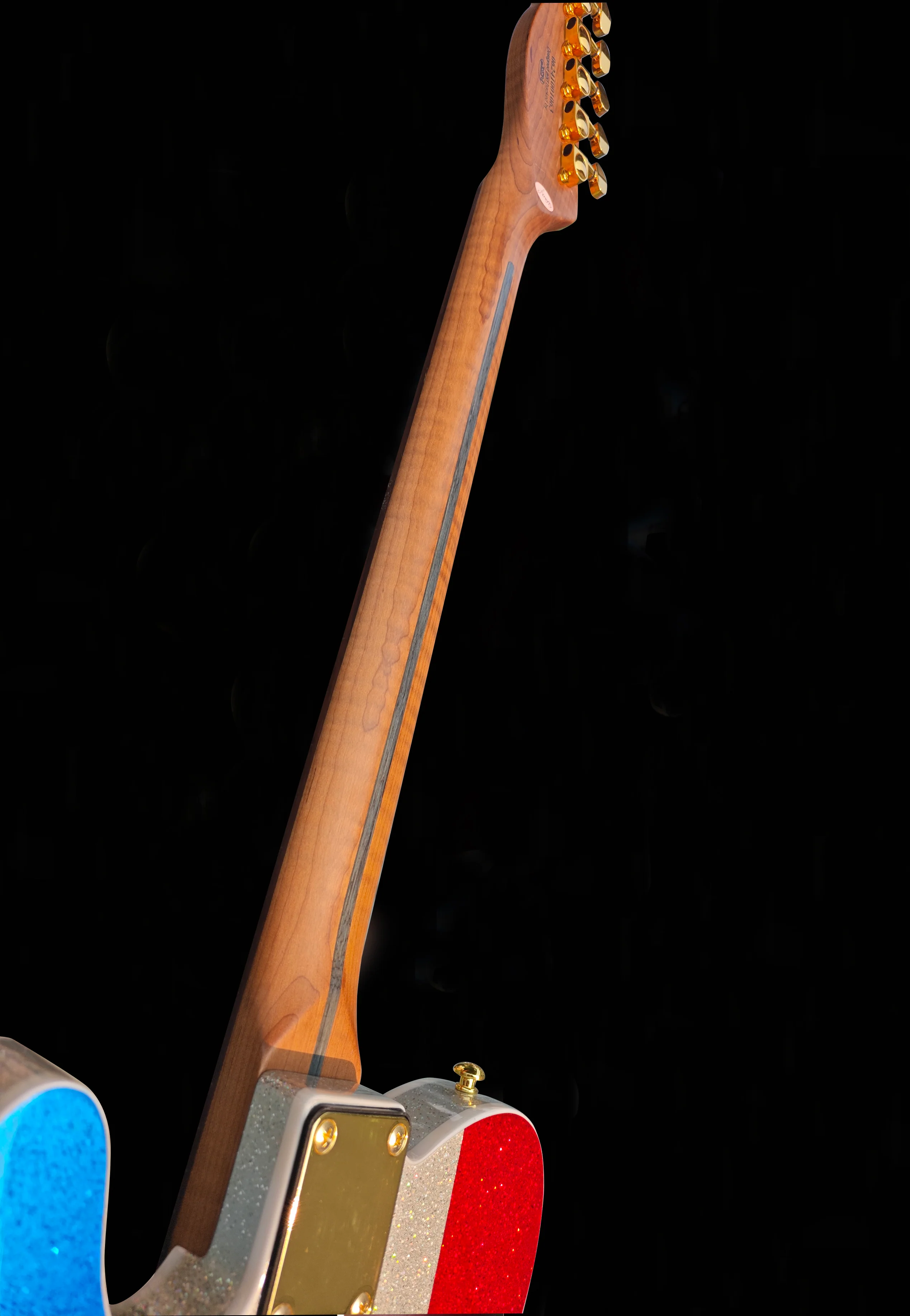 New Firefly FFTL Classic Model Electric Guitar (Red/Silver/Blue Stripes Color) - Image 3