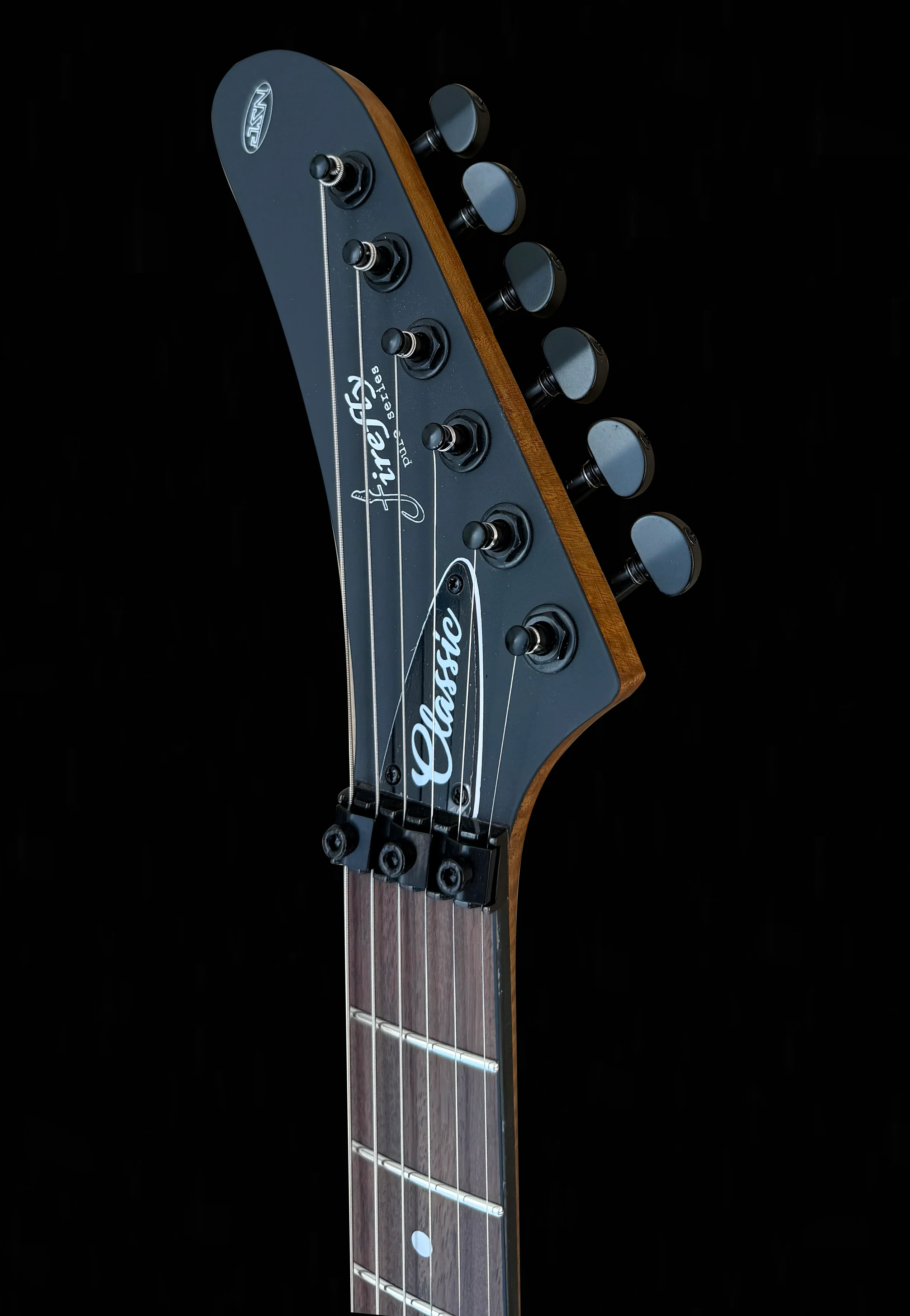 New Firefly Bone Shredder Classic Model Electric Guitar (Matte Black Color) - Image 5
