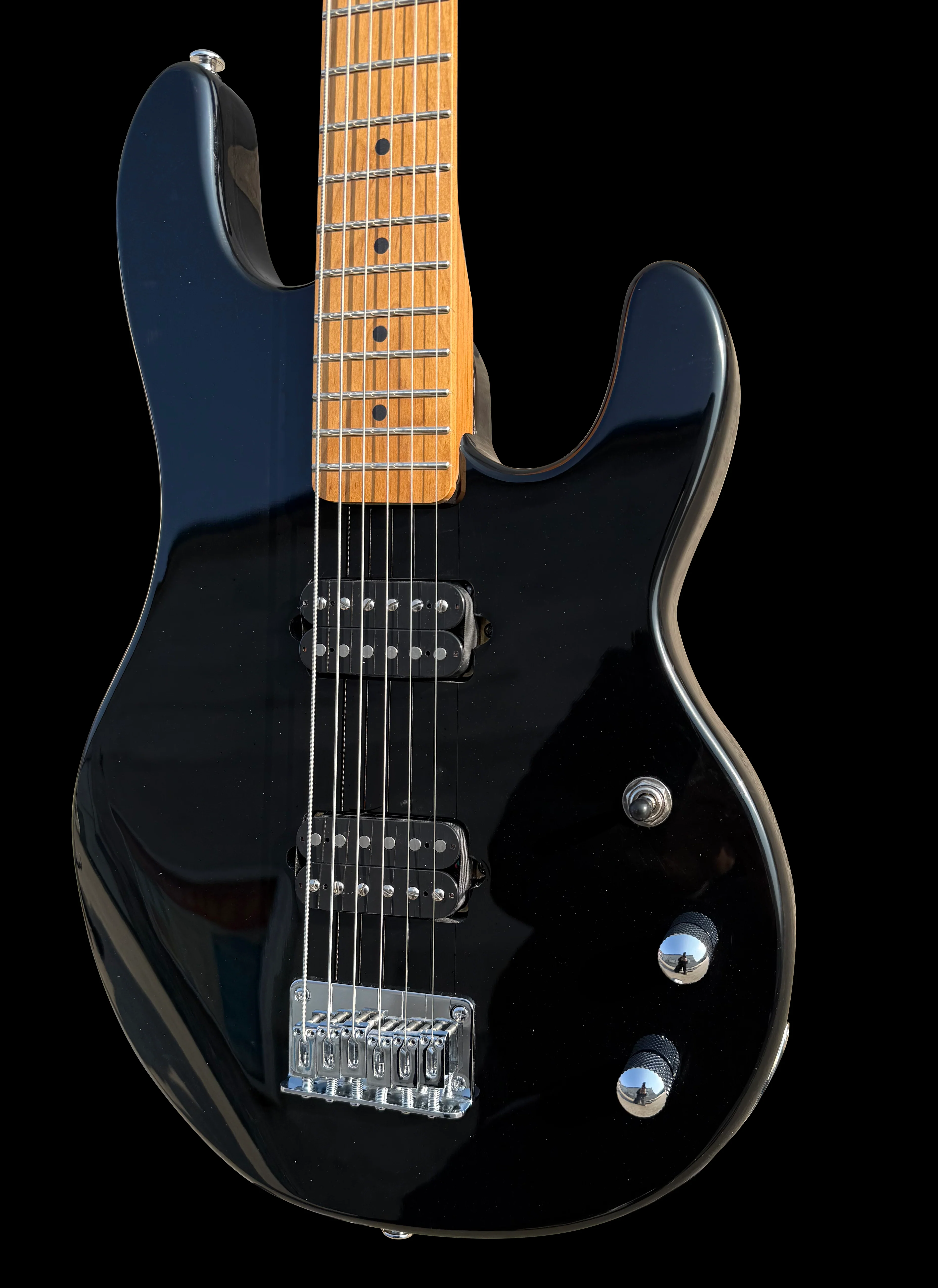 New Firefly OL Baritone Electric Guitar (Black Color) - Image 7