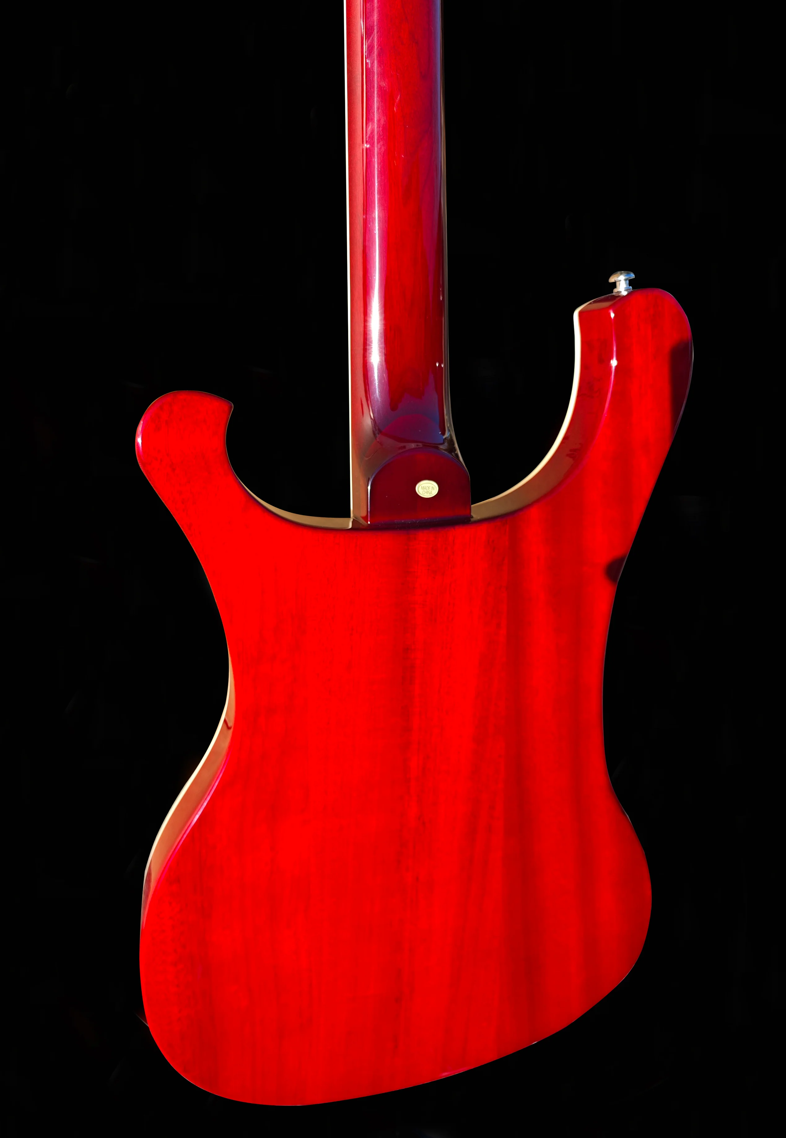 New Firefly RE Bass Electric Guitar (Transparent Red Burst Color) - Image 6