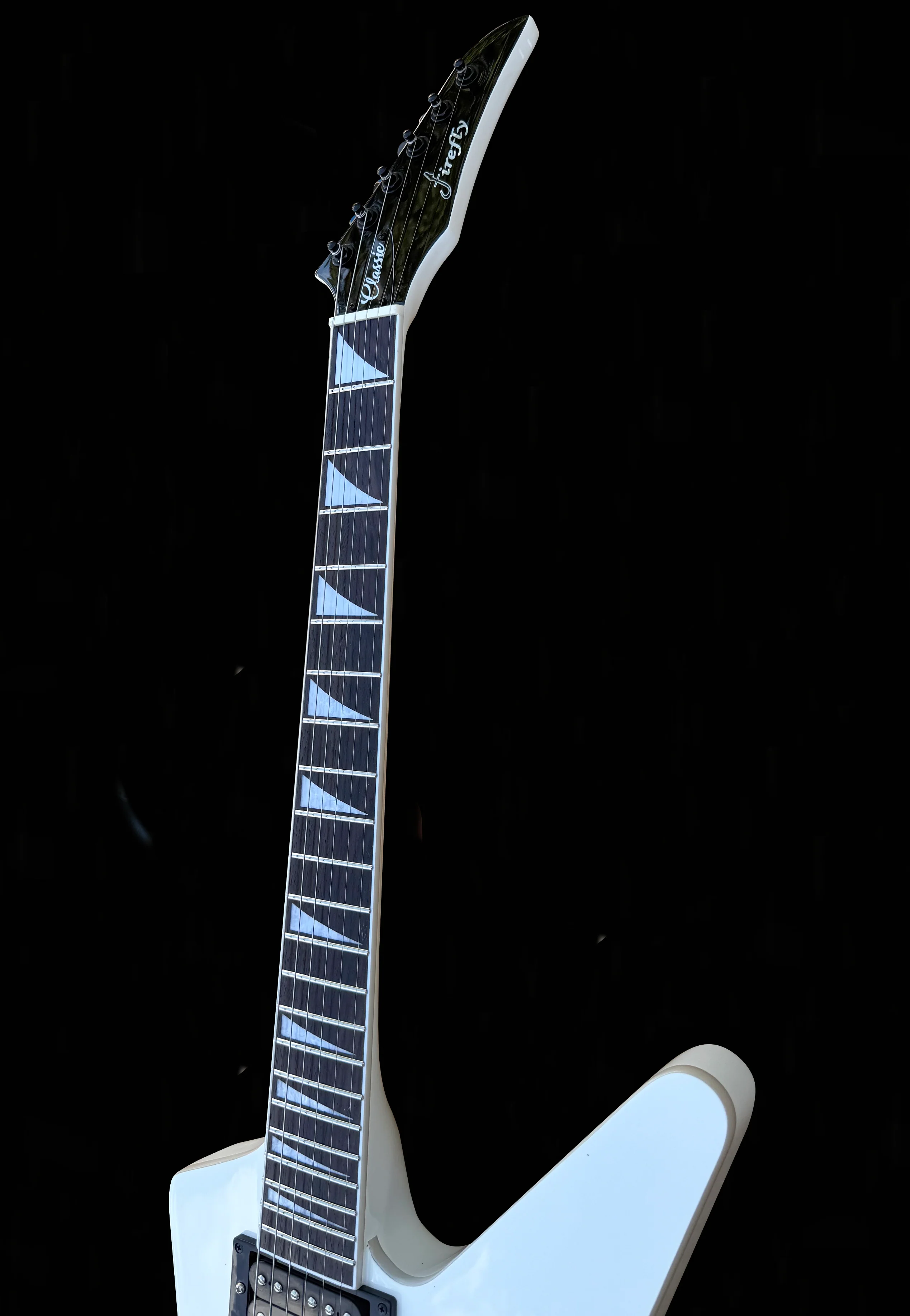 Promotion!New Firefly VX Star Electric Guitar (Gloss White Color) - Image 3