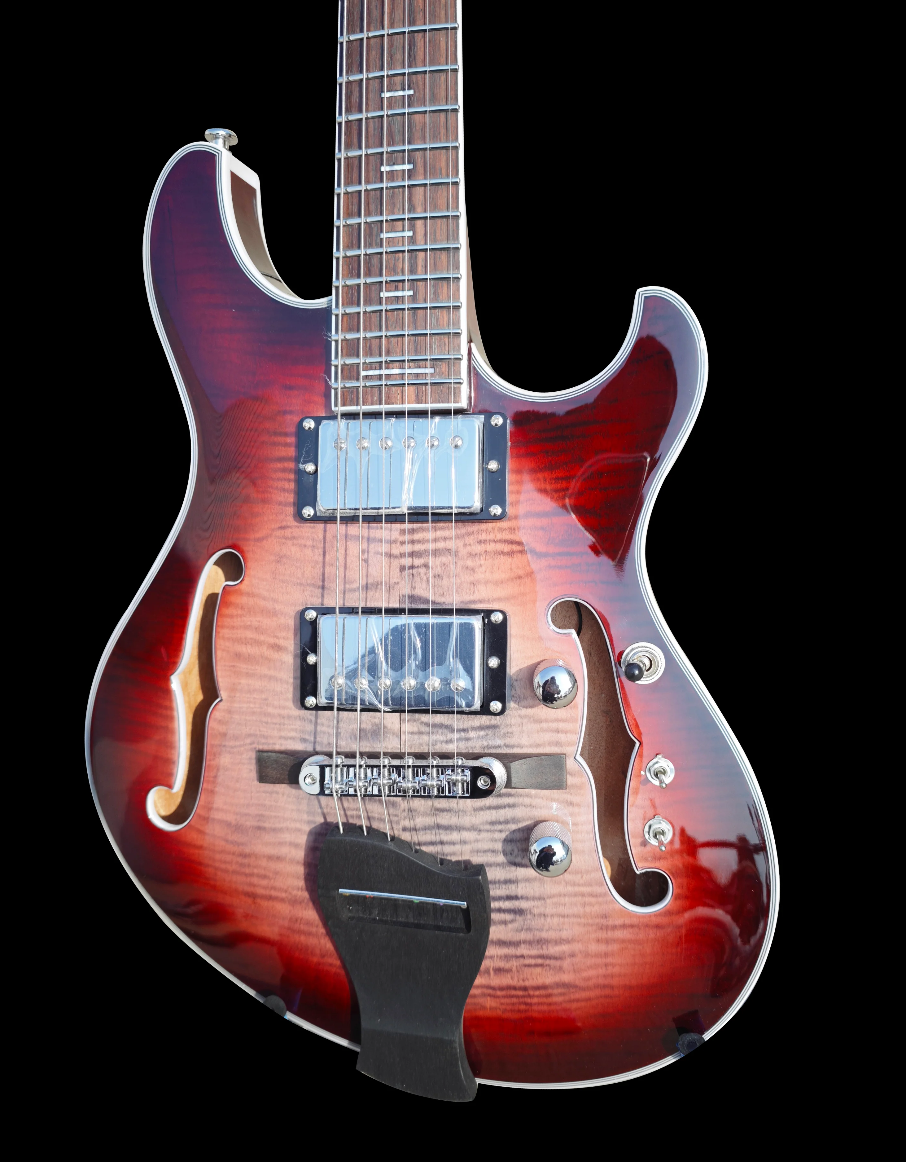 NEW Pegasus Maple Top ELECTRIC GUITARS (Brown Burst Color) - Image 3