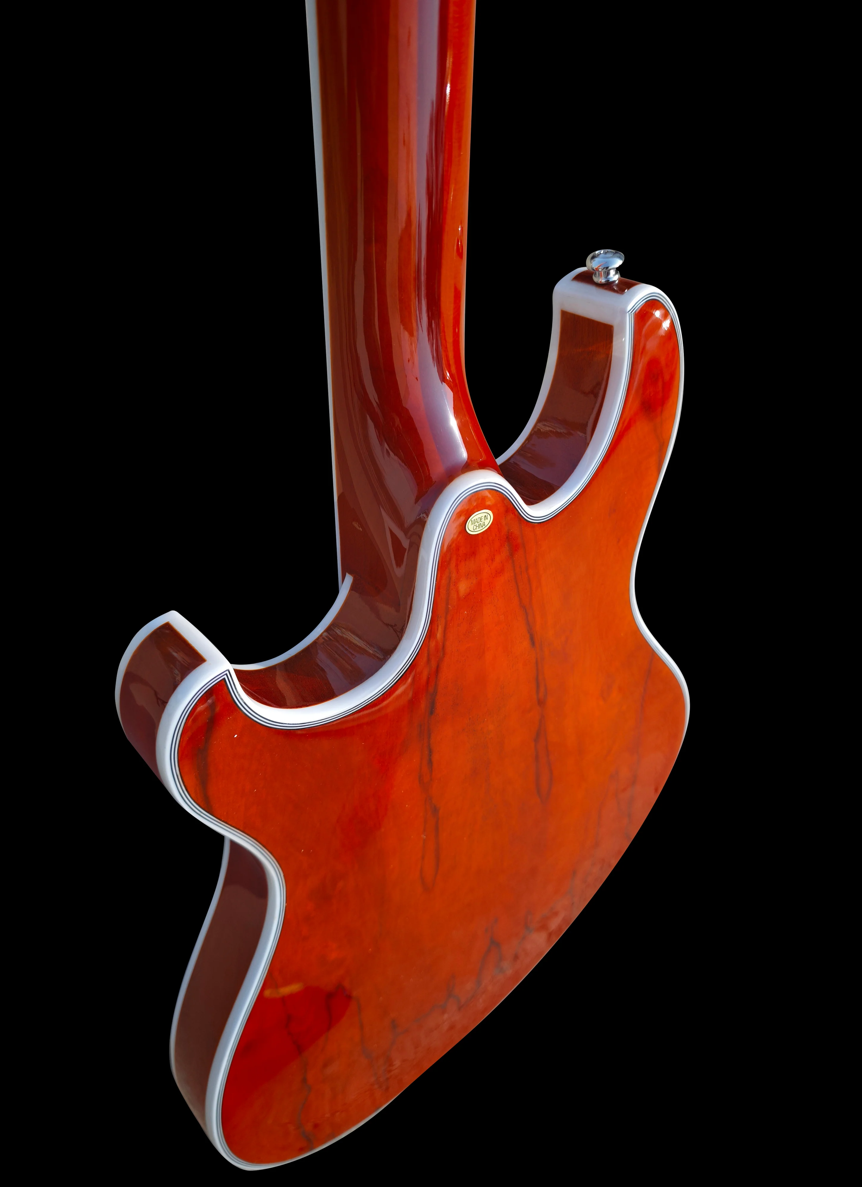 NEW Pegasus Spalted Maple Electric Guitar (Transparent Brown Color) - Image 5