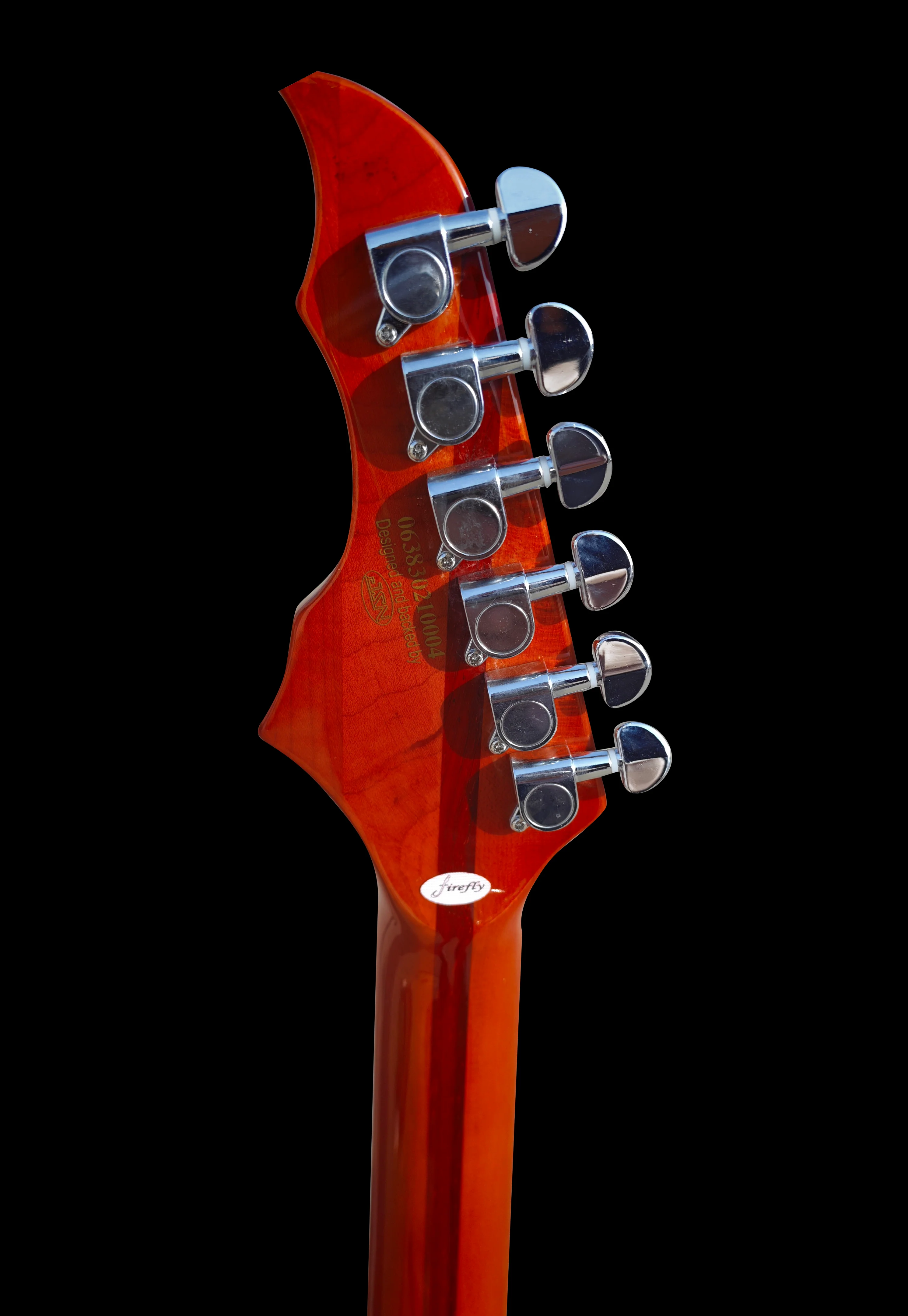 NEW Pegasus Spalted Maple Electric Guitar (Transparent Brown Color) - Image 6