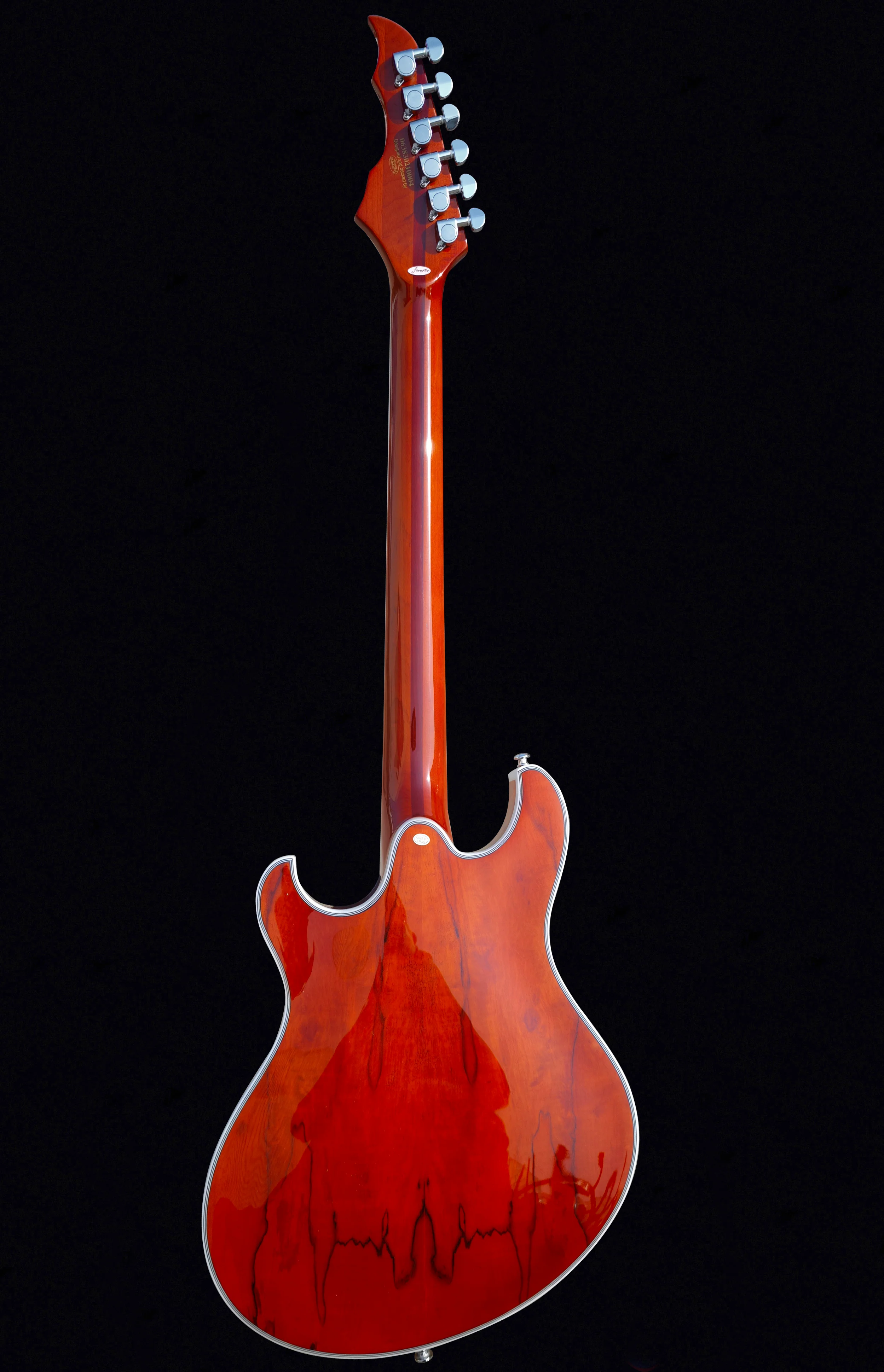NEW Pegasus Spalted Maple Electric Guitar (Transparent Brown Color) - Image 7